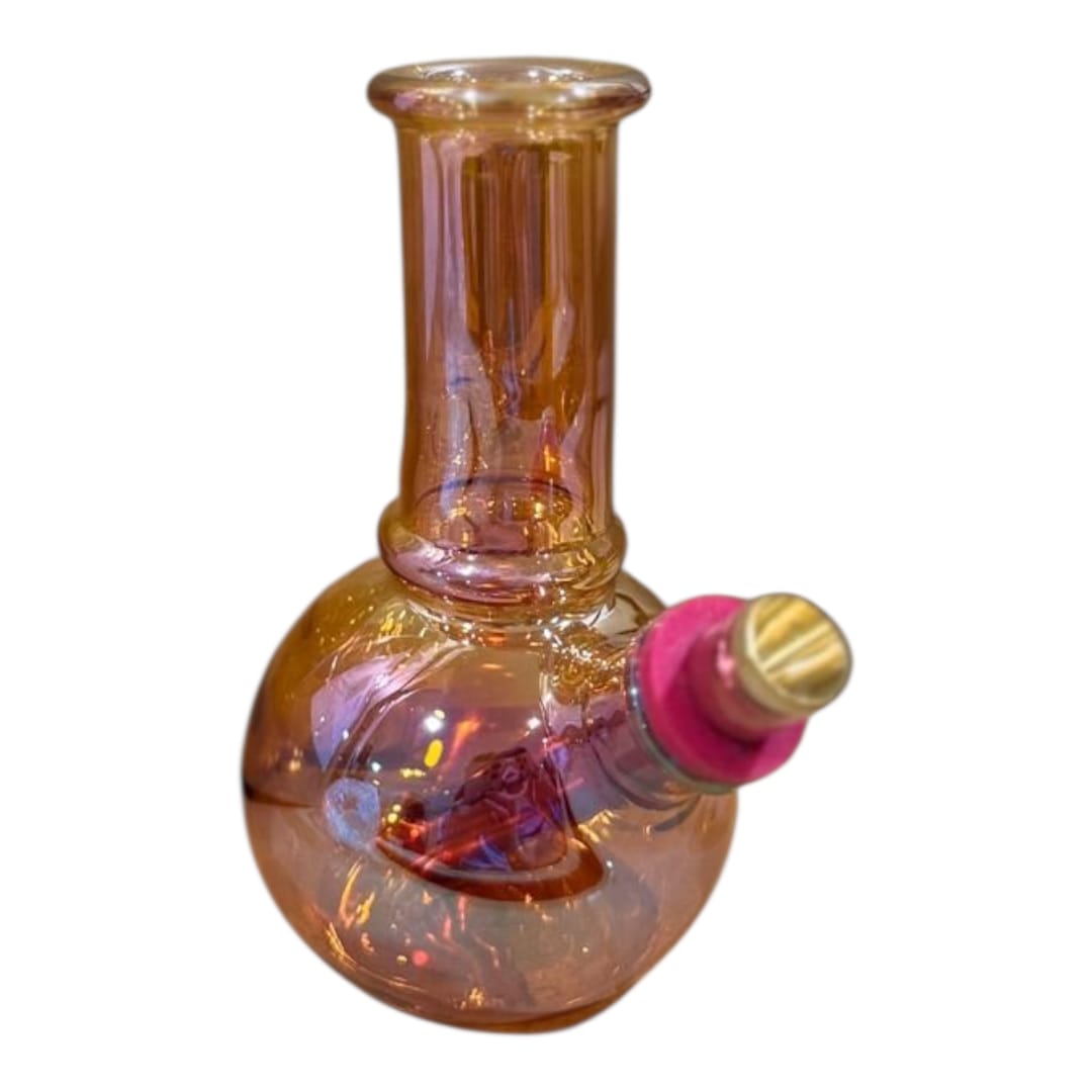 BILLYMART 126 Mini Red Glass Bong - 12cm BillyMart