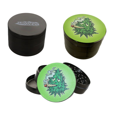 CRUSHERS Stoned Bud Bliss 4 Piece Grinder - 63mm