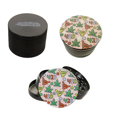 CRUSHERS Timeless 4:20 Bliss 4 Piece Grinder - 63mm