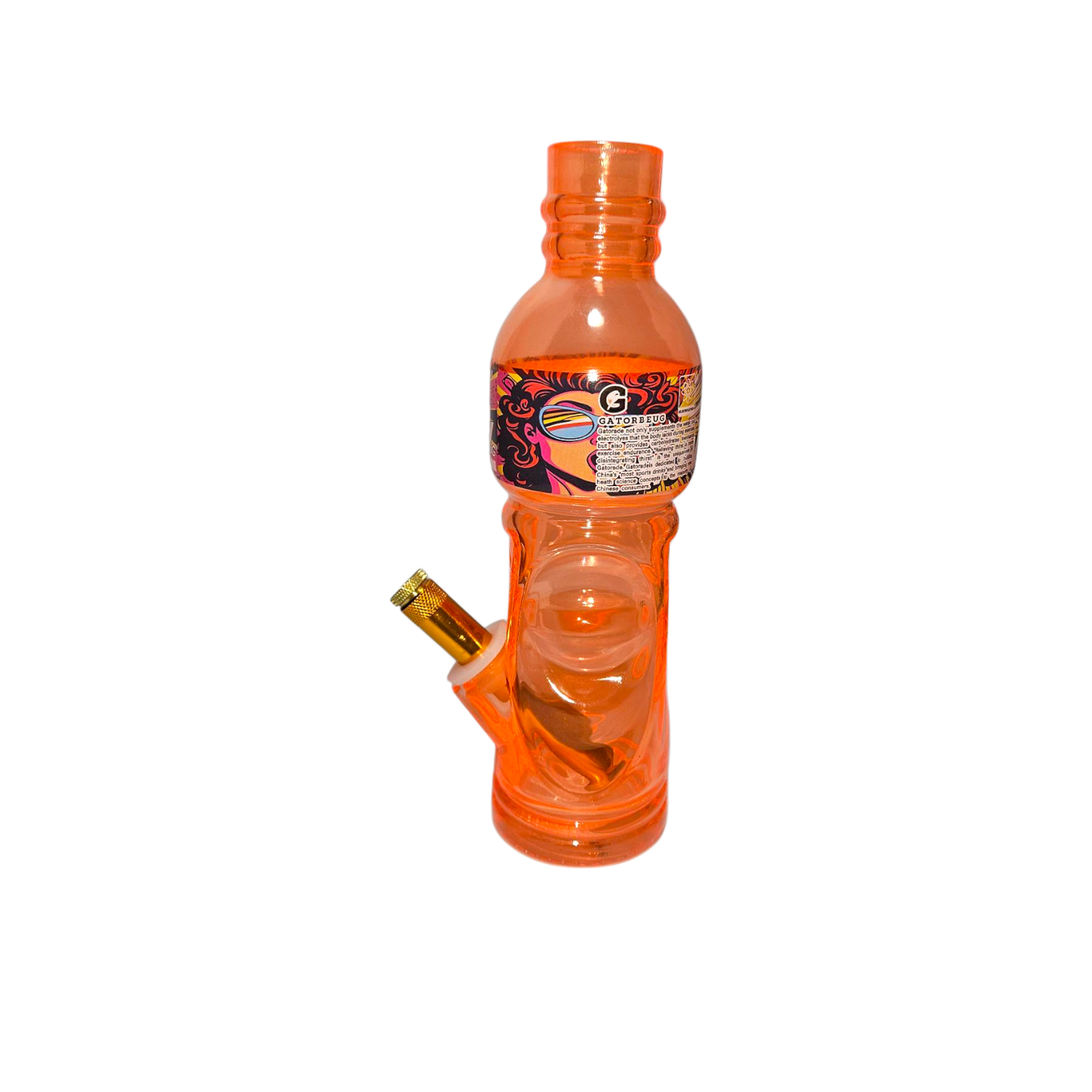 Gator Style Orange Bong 3