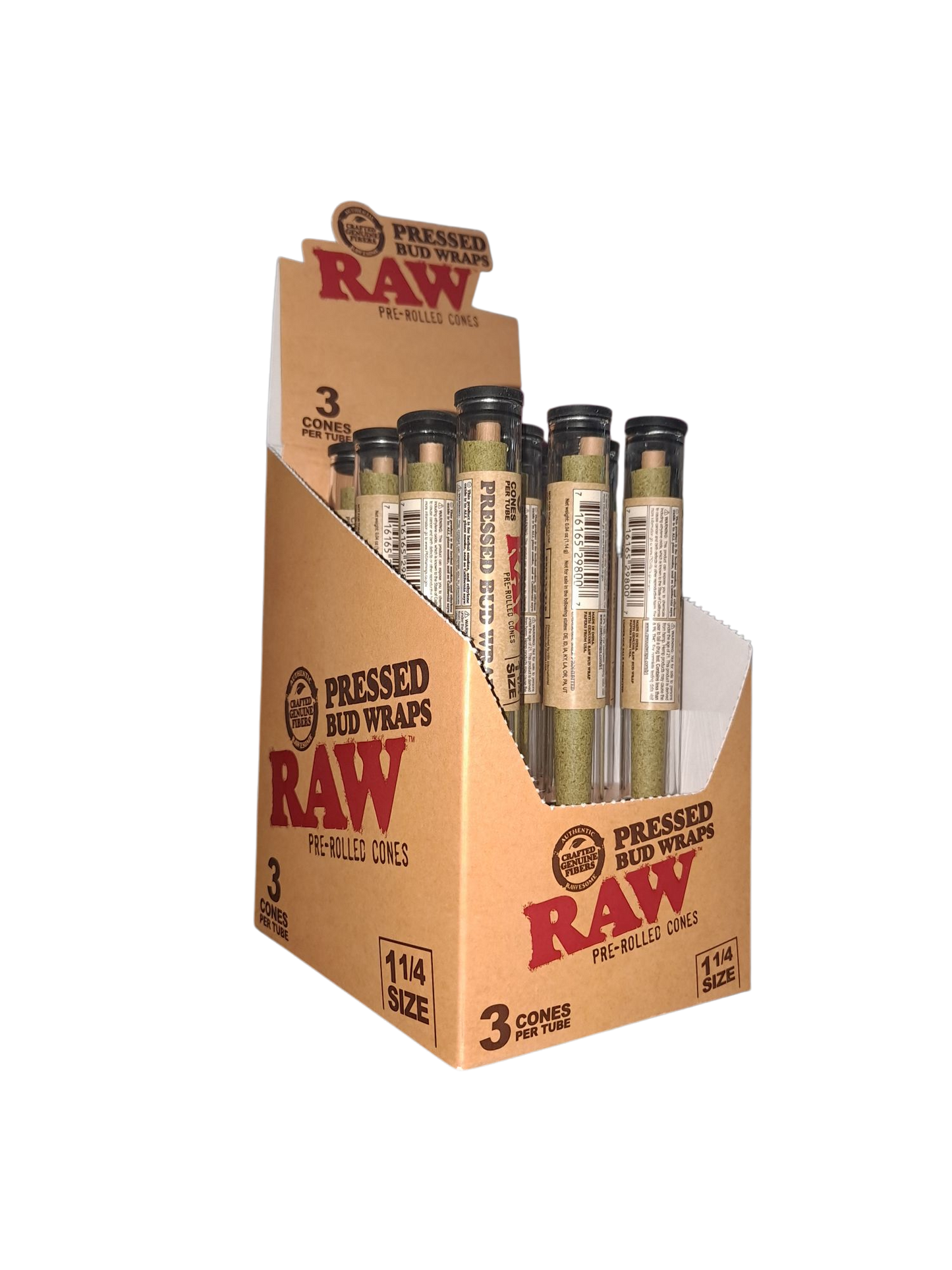 RAW Pressed Bud Wraps 1¼ - 3pk