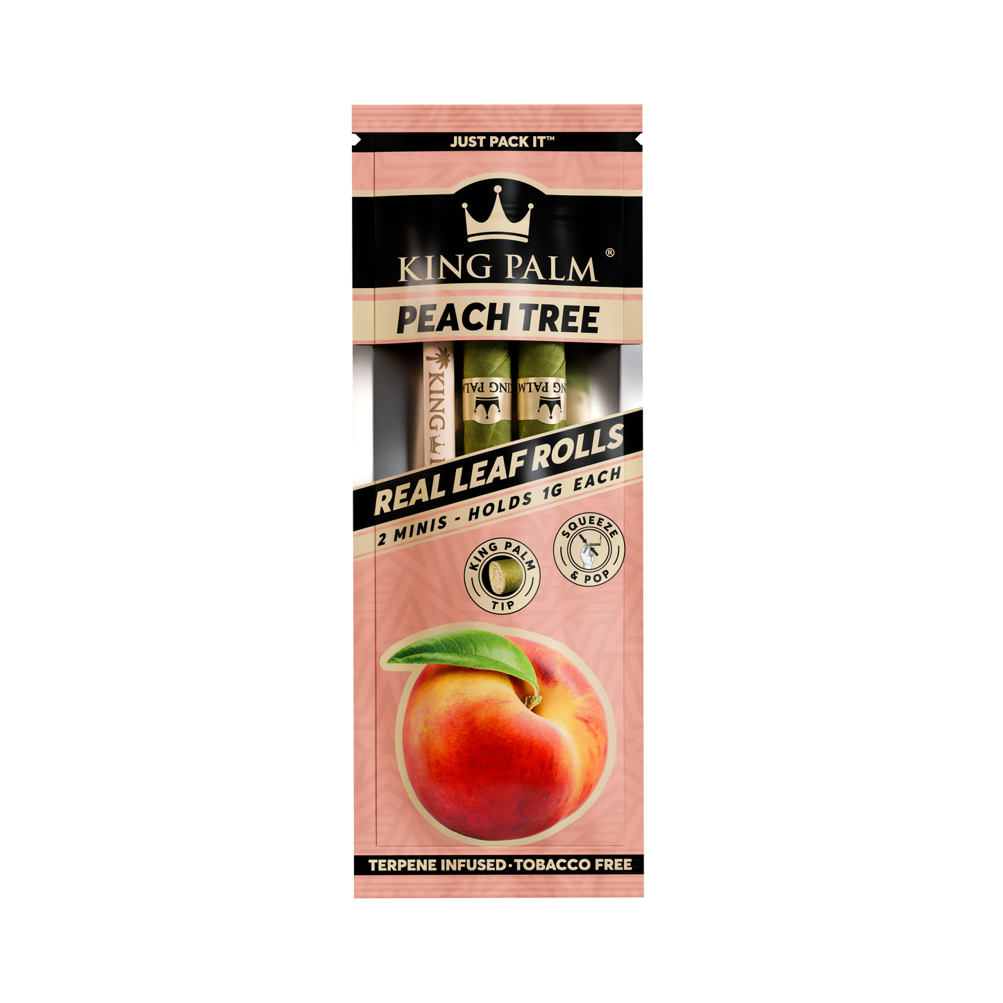 KING PALM Peach Tree Mini - 2pk BillyMart