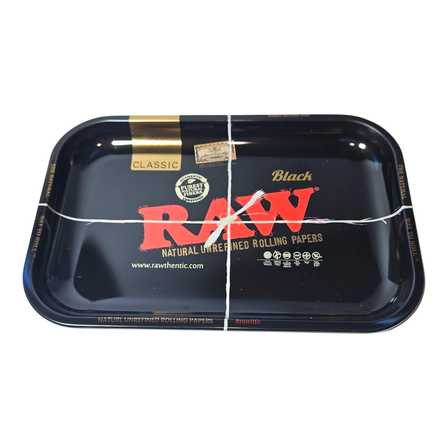 RAW Black Tray Large - 19cm x 29cm BillyMart