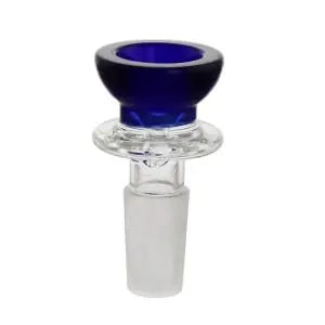 MOTHERSHIP Blue Glass Cone Piece - 14mm