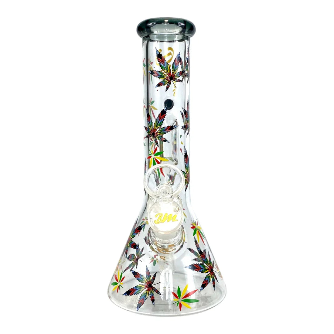 BILLY MATE Rasta Leaf Beaker Bong - 23cm BillyMart