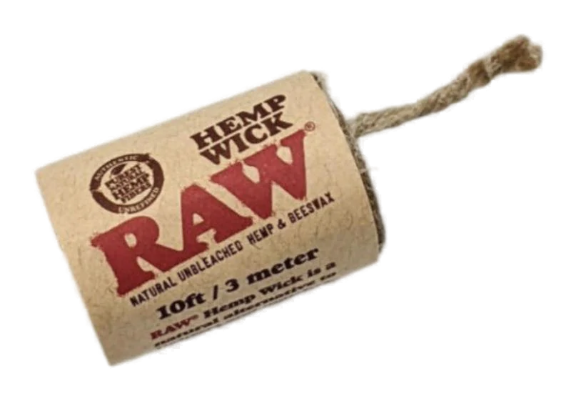 RAW Hemp Wick - 10ft x 3m