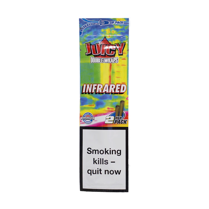 JUICY JAY Double Hemp Wrap Infrared - 2pk