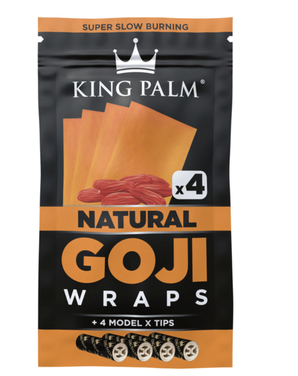 KING PALM Goji Wraps Natural - 4pk