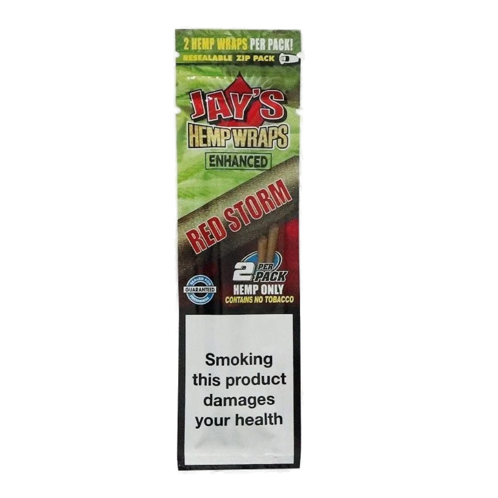 JUICY JAY Hemp Wrap red storm Enhanced - 2pk