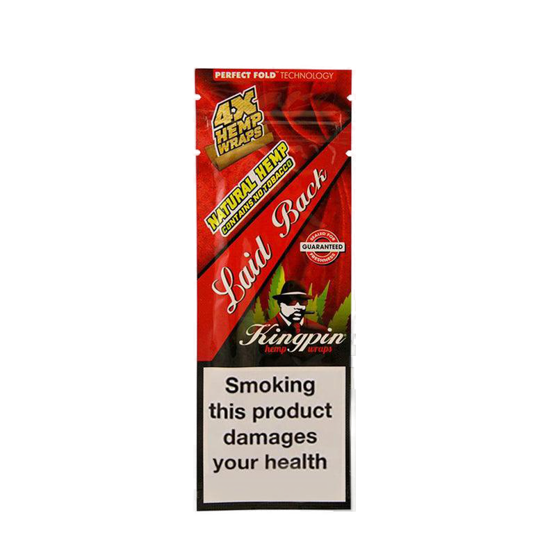 KINGPIN Flavoured Hemp Wraps Laid Back Cinnabon - 4PK