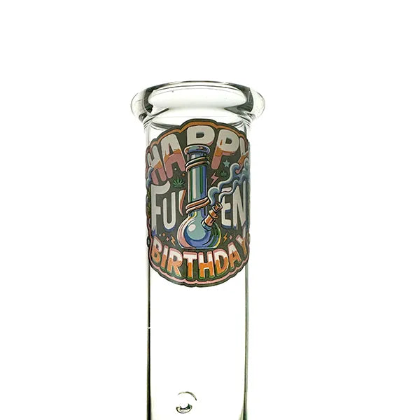 HAPPY Fckin Birthday Bubble Bong - 31cm