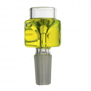 GLYCERIN Yellow Glass Cone Piece - 14mm