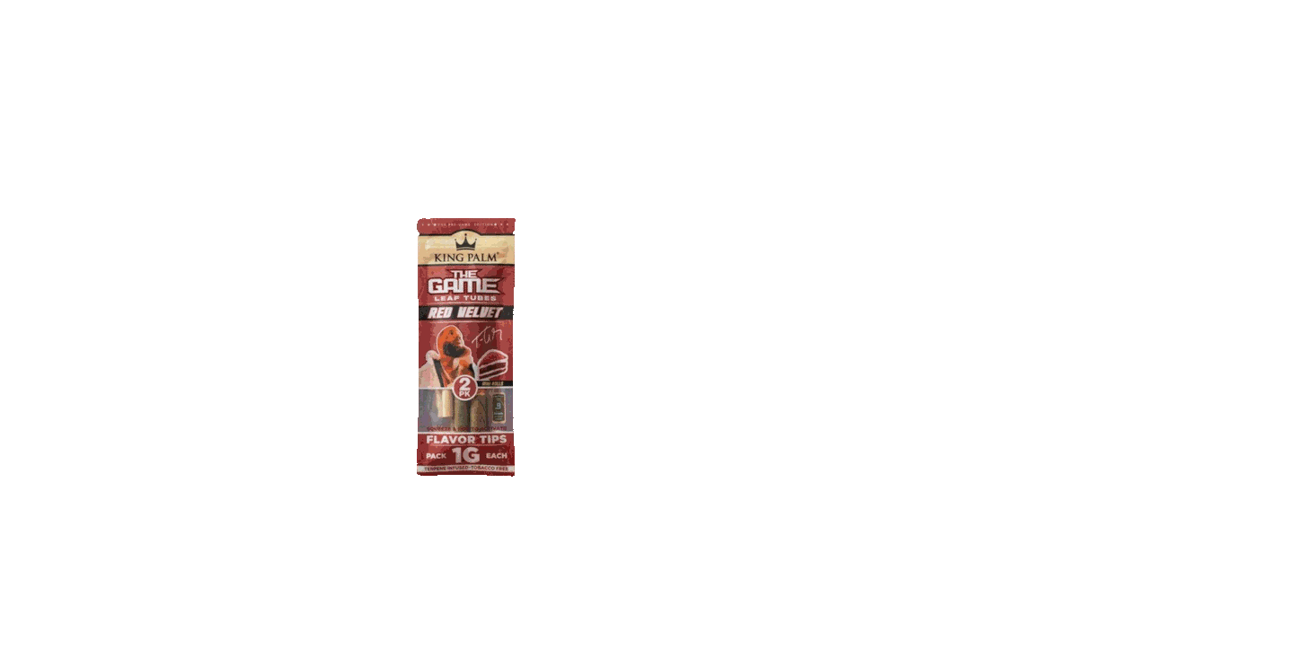 King Palm Mystery Pack x 4 Packs — assorted mini and slim natural palm leaf wraps, pre-rolled and ready to fill