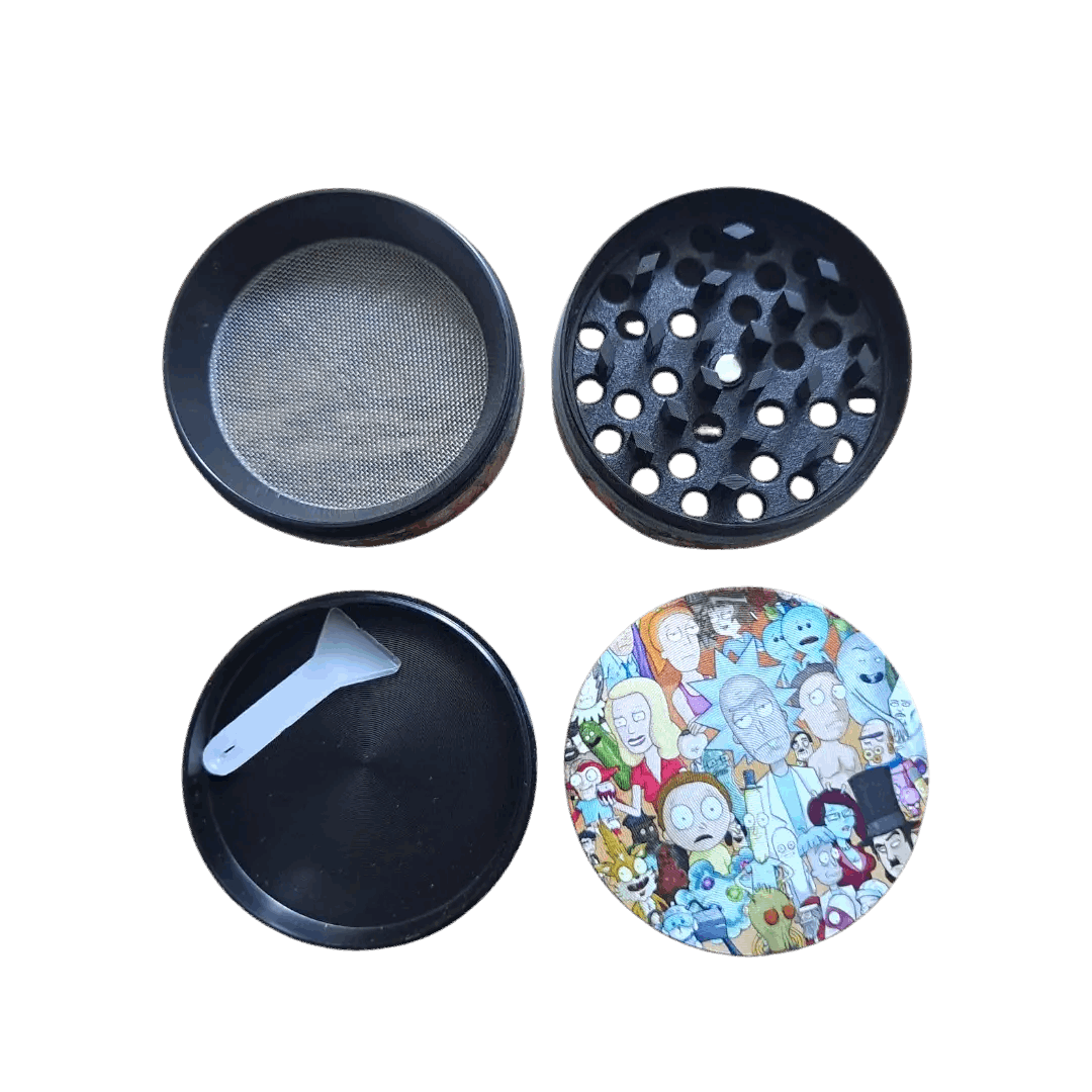BILLYMART Rick And Morty Grinder 4 Piece - 40mm BillyMart