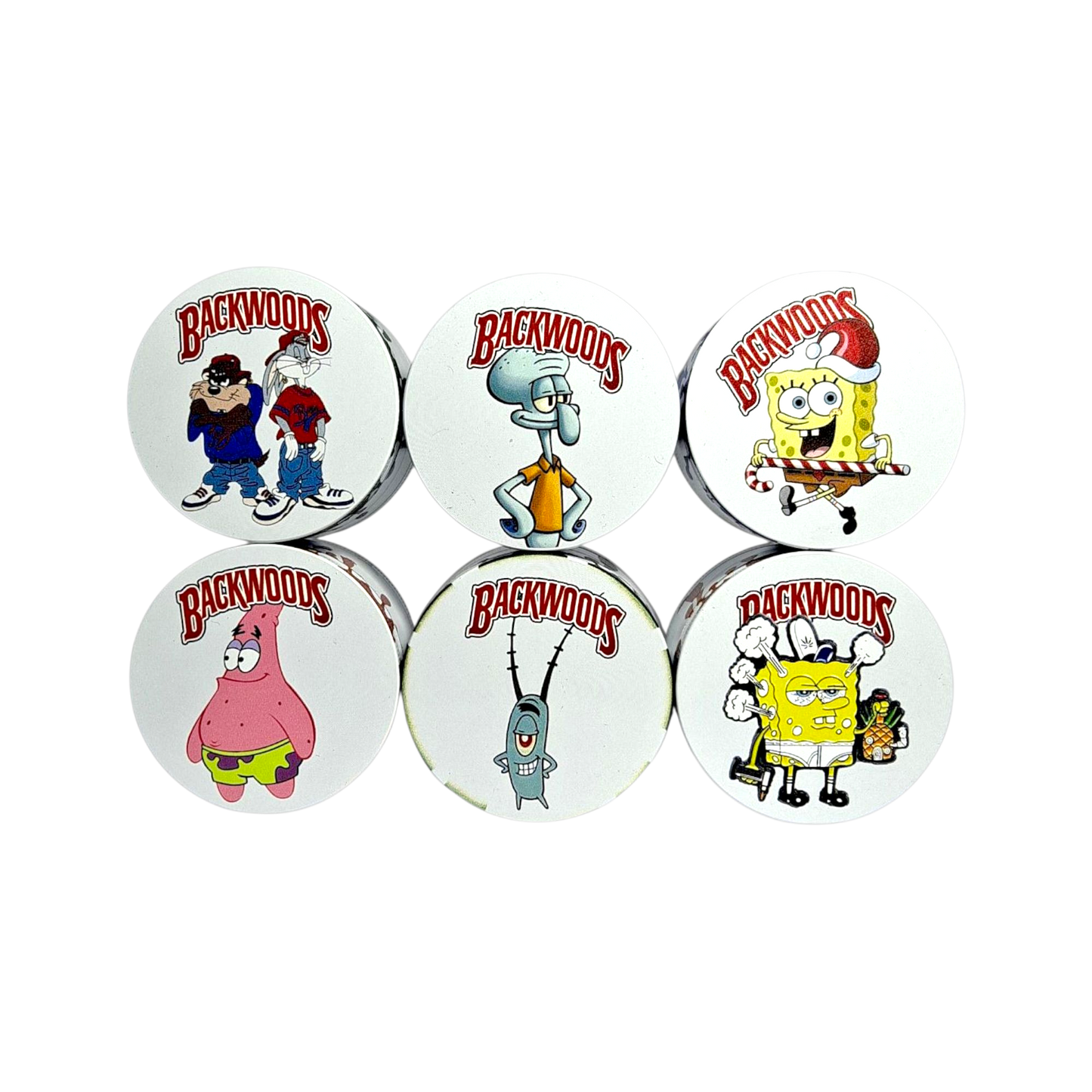 BACKWOODS CARTOON 4 Piece Grinders - 40mm