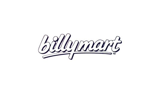 logo of billymart on a white background
