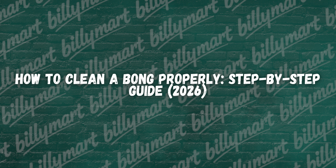 How to clean a glass bong properly with bong cleaning solution step-by-step guide