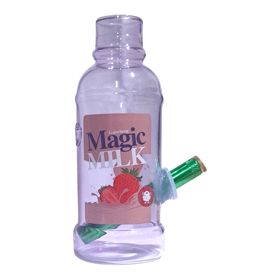 MAGIC MILK Metal Stem Bong - 18cm