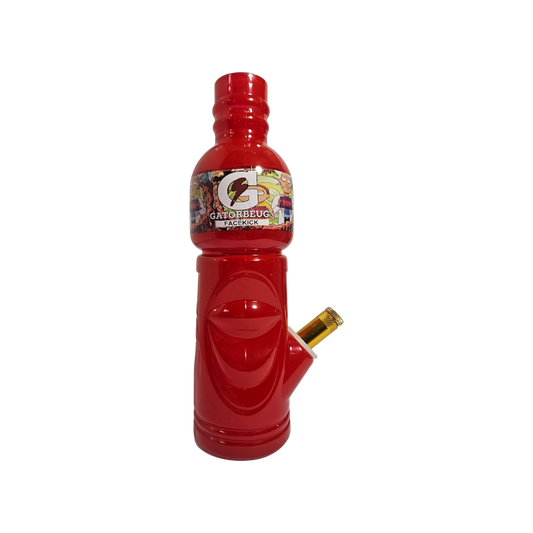 GATO Solid Colour Metal Stem Bong Red - 23cm BillyMart