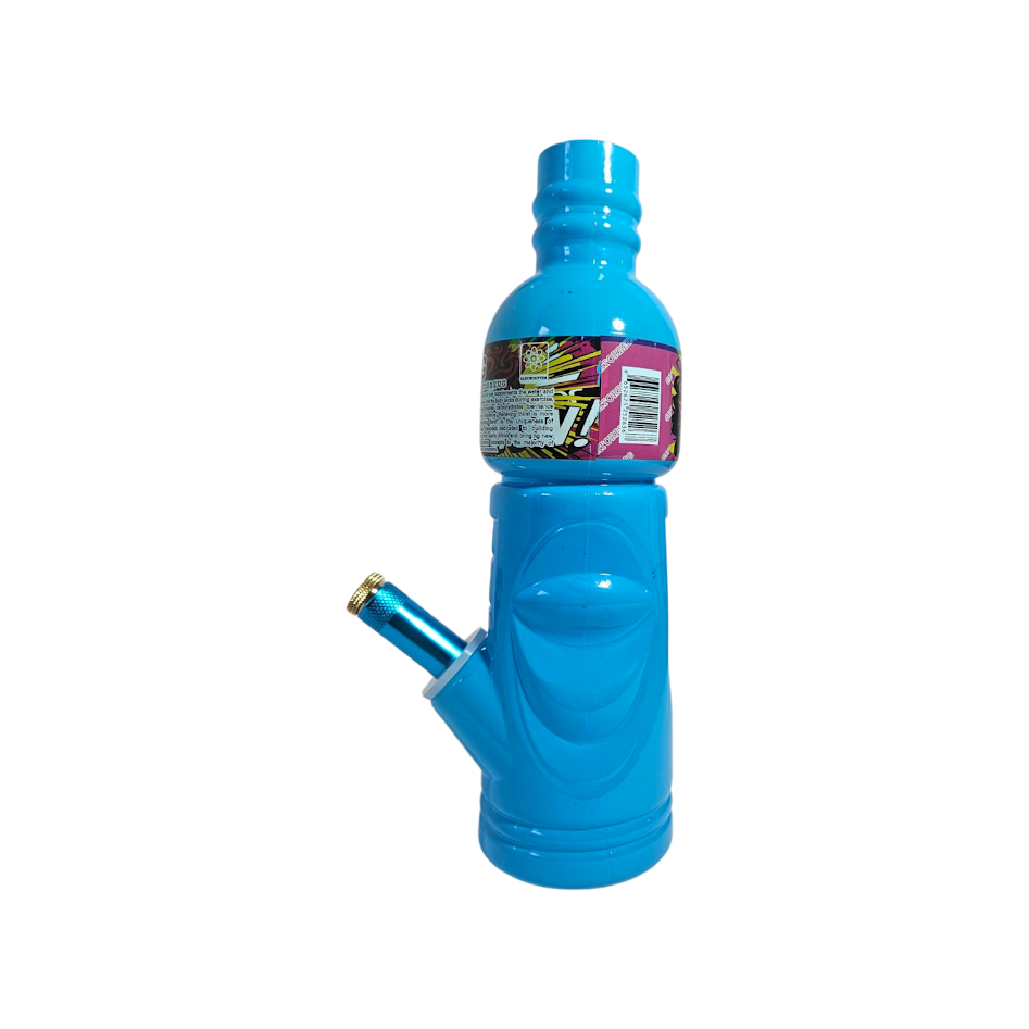 Compact blue bong side profile
