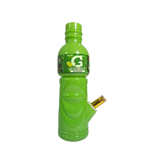 GATO Solid Colour Metal Stem Bong Green 23cm