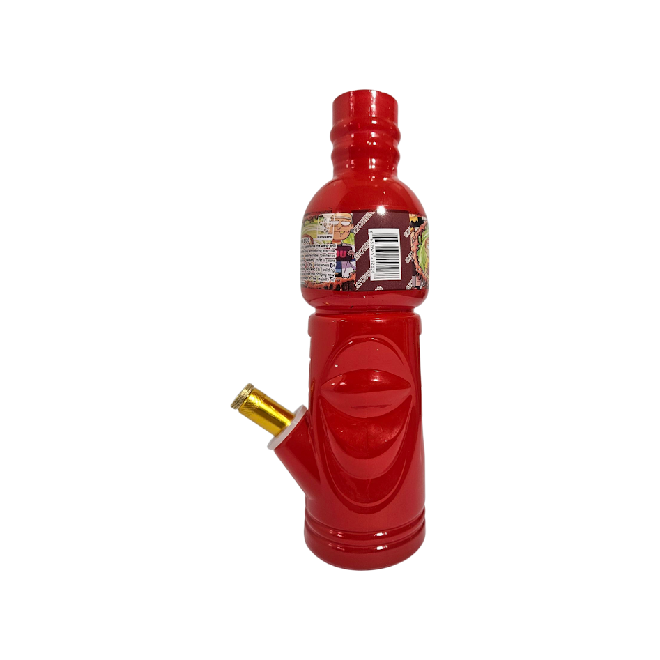 GATO Solid Colour Metal Stem Bong Red - 23cm BillyMart