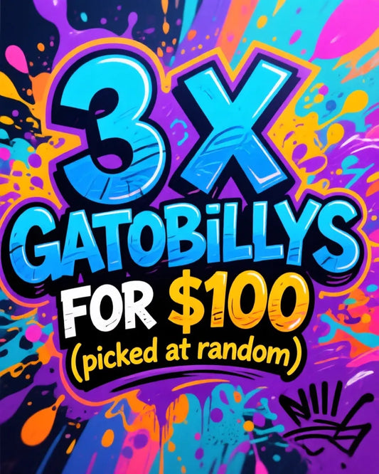 3 x Random Gato Bongs