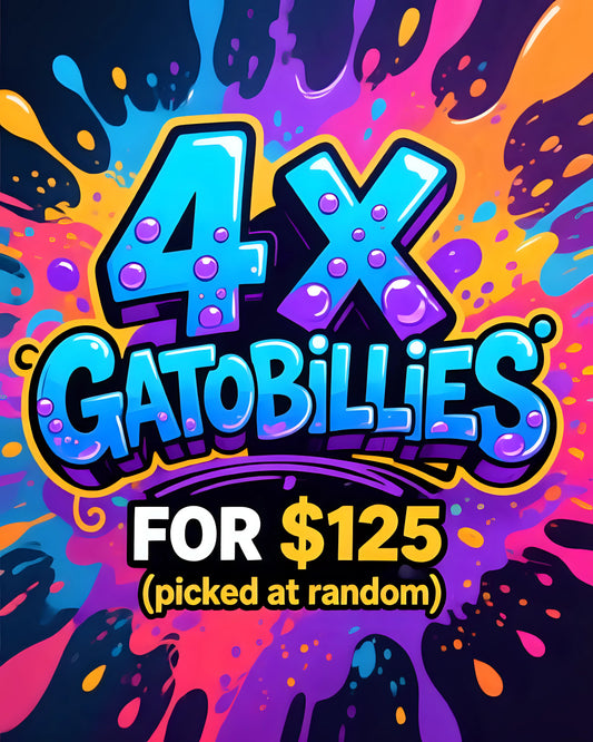 4 x Random Gato Bongs