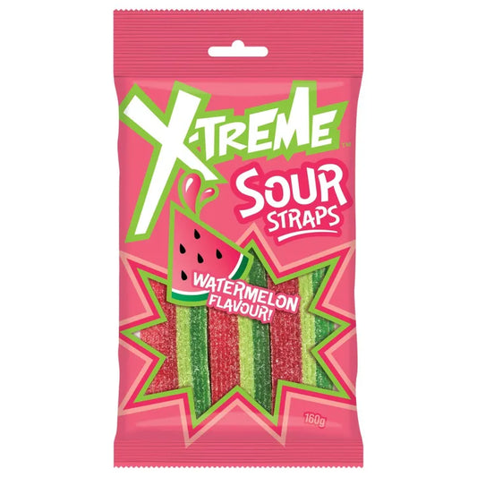 XTREME Sour Straps Watermelon - 160g