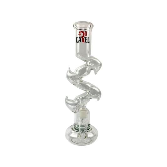 420 CARTEL Death Adder Straight Bong - 40cm Billymart