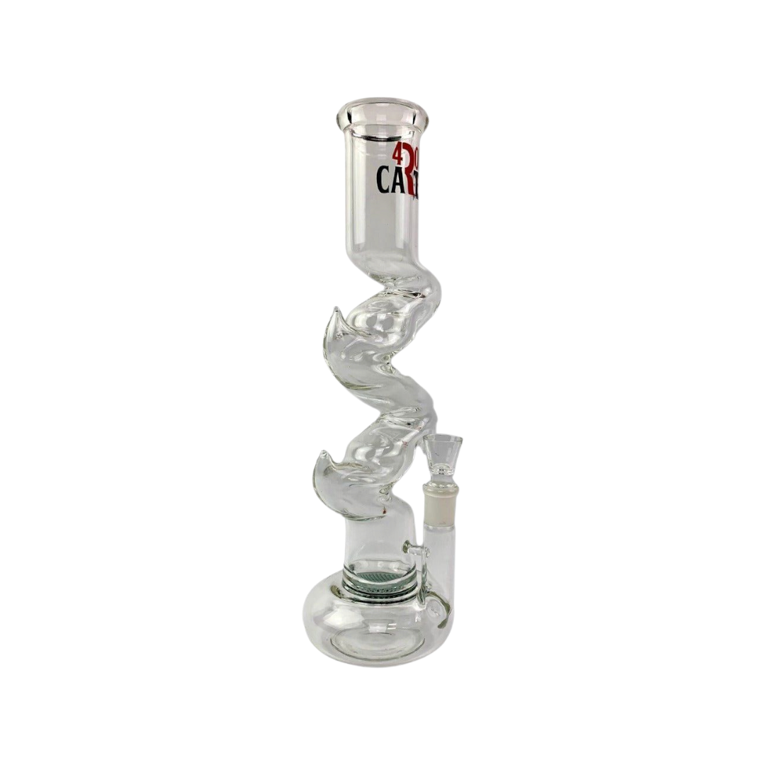 420 CARTEL Death Adder Straight Bong - 40cm Billymart
