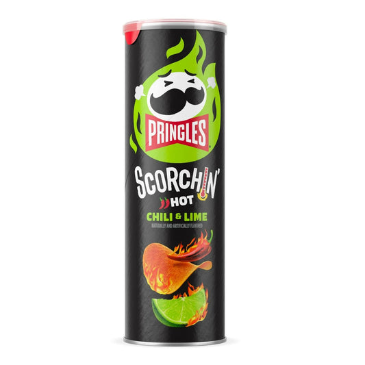 PRINGLES Scorchin Hot Chili & Lime - 158g