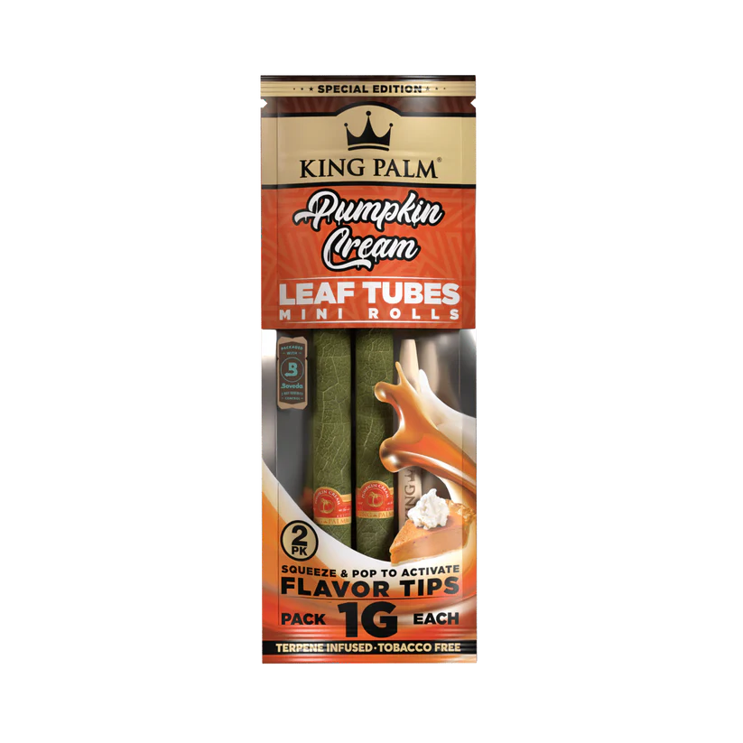 KING PALM Minis Pumpkin Cream - 2PK on a white background