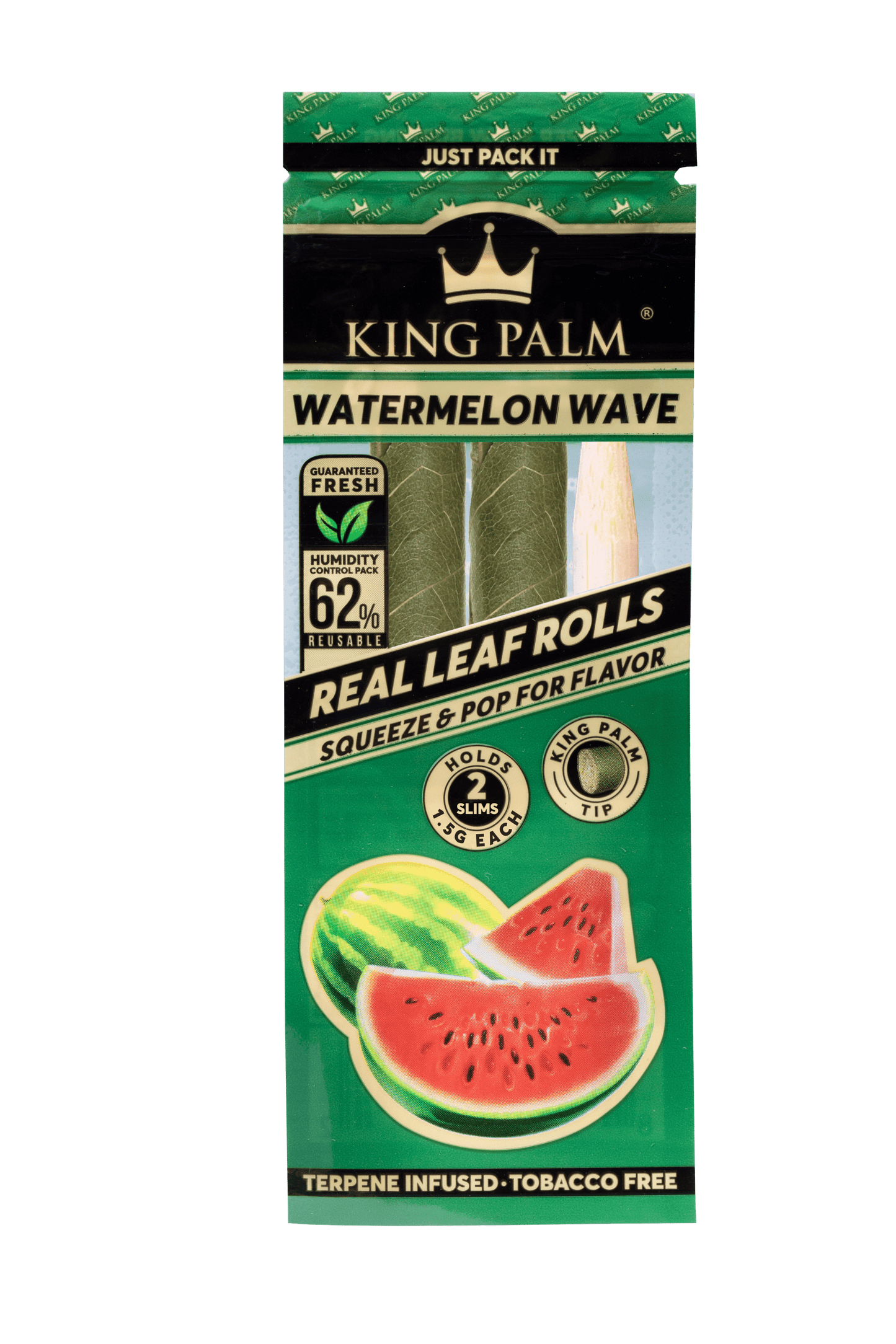 KING PALM Watermelon Wave Slim - 2pk