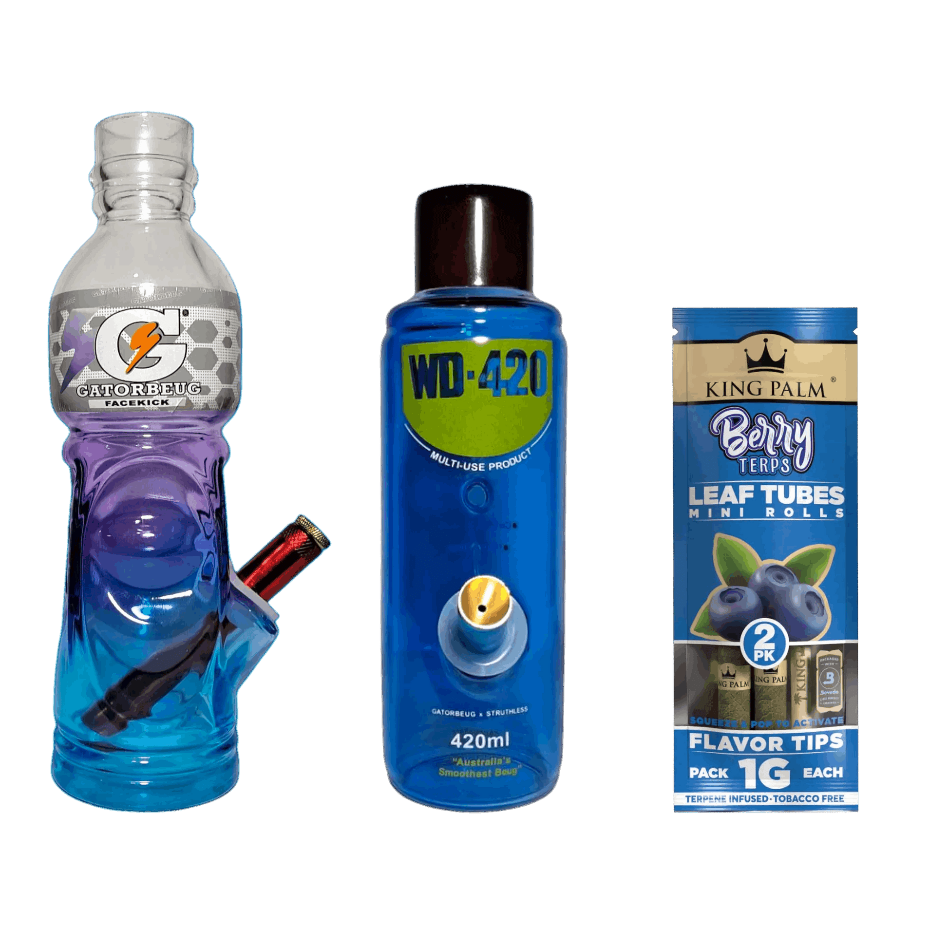 8893 Bong & king palm bundle