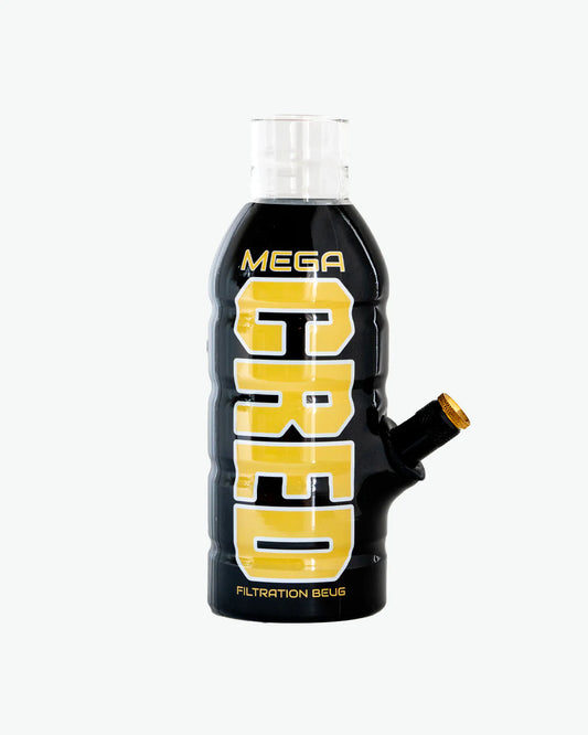 PRIMEBEUG Mega Cred Black/Yellow Bong - 19cm