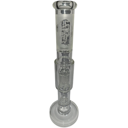 BILLYMART Mushroom Perc Straight Bong - 25cm BillyMart