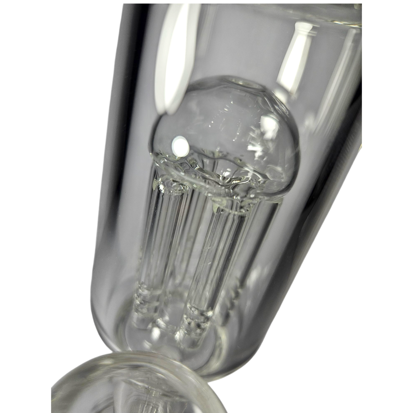 BILLYMART Mushroom Perc Straight Bong - 25cm BillyMart