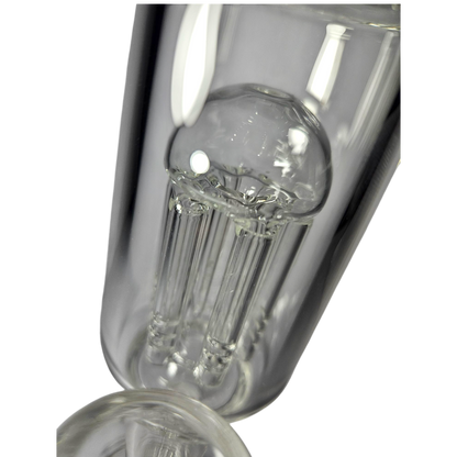 BILLYMART Mushroom Perc Straight Bong - 25cm BillyMart