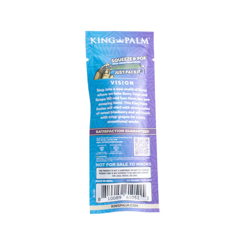 King Palm Vision product packaging on a white background