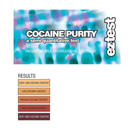 EZTest Cocaine Purity Testing Kit
