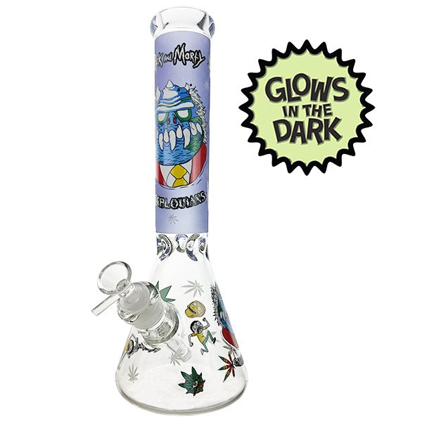 R&M Beaker Bong 7mm Thick - 35cm