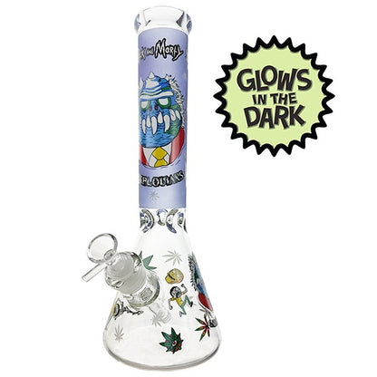 R&M Beaker Bong 7mm Thick - 35cm