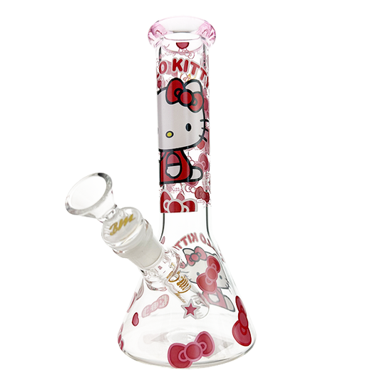BILLY MATE Hello Kitty Pink Bow Beaker Bong – 23cm