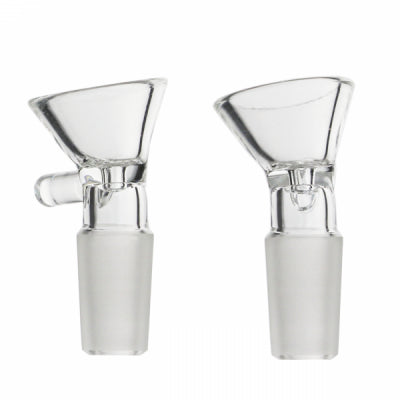 TILTED Glass Cone Pieces with Handle - 14mm