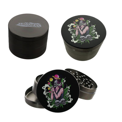 CRUSHERS Galactic Stoner Queen 4 Piece Grinder - 63mm