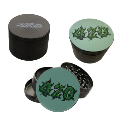 CRUSHERS Nature’s 420 Delight 4 Piece Grinder - 63mm