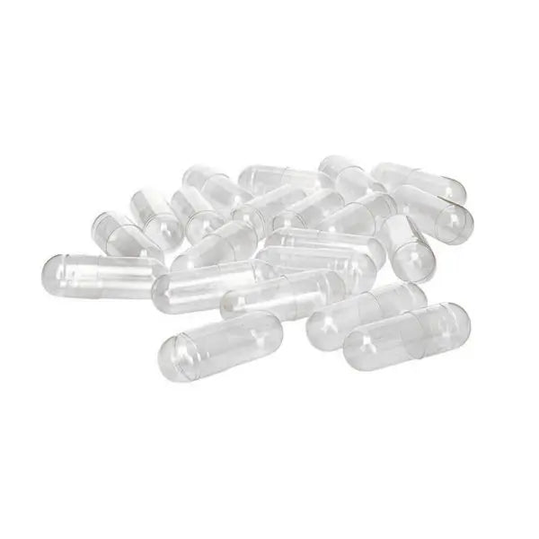 Size 00 Clear Gelatin Capsules