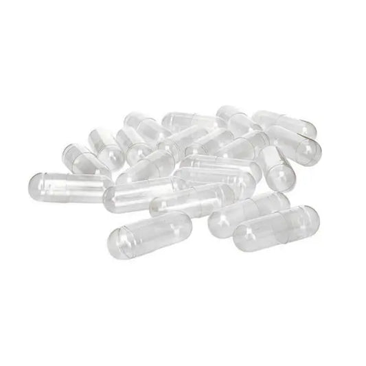 Size 00 Clear Gelatin Capsules