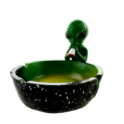 ALIEN Green & Black Ash Tray #2 - 9cm